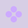 Four overlapping circles in light purple on a darker purple background, creating a simple yet modern graphic design.